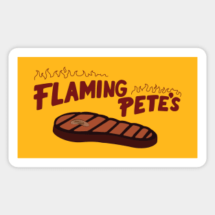 Flaming Pete's Sticker